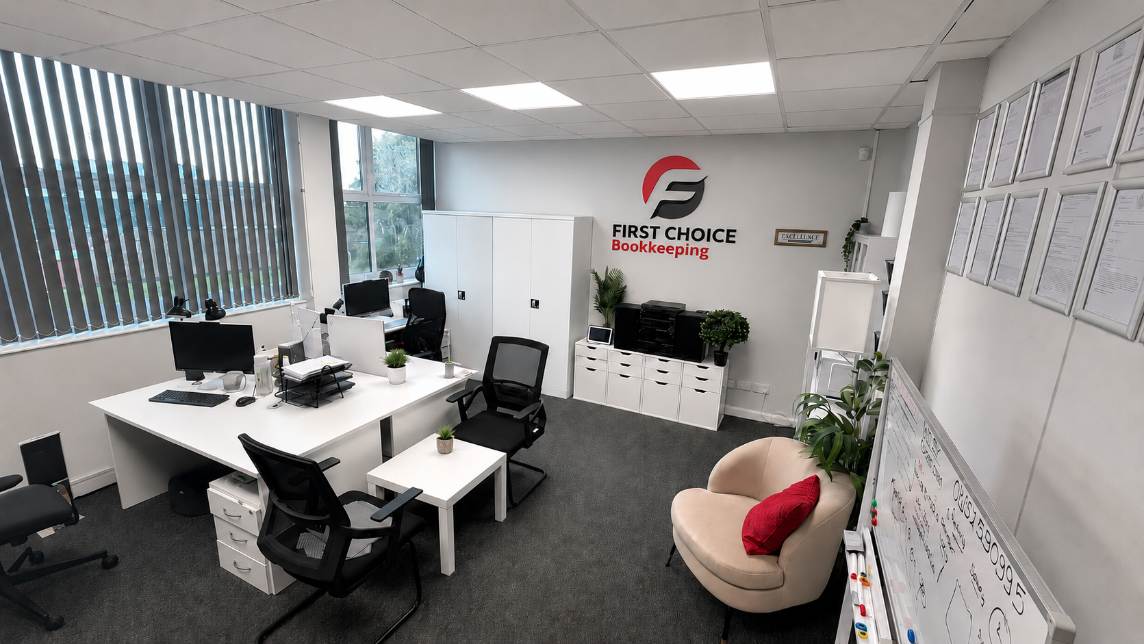 First Choice Bookkeeping office at Enterprise House